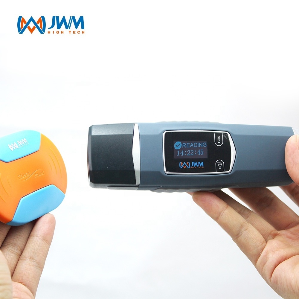 JWM Security Products Flashlight and Highlighted OLED Display Safety Equipment RFID Guard Tour System for Guard Patrolling