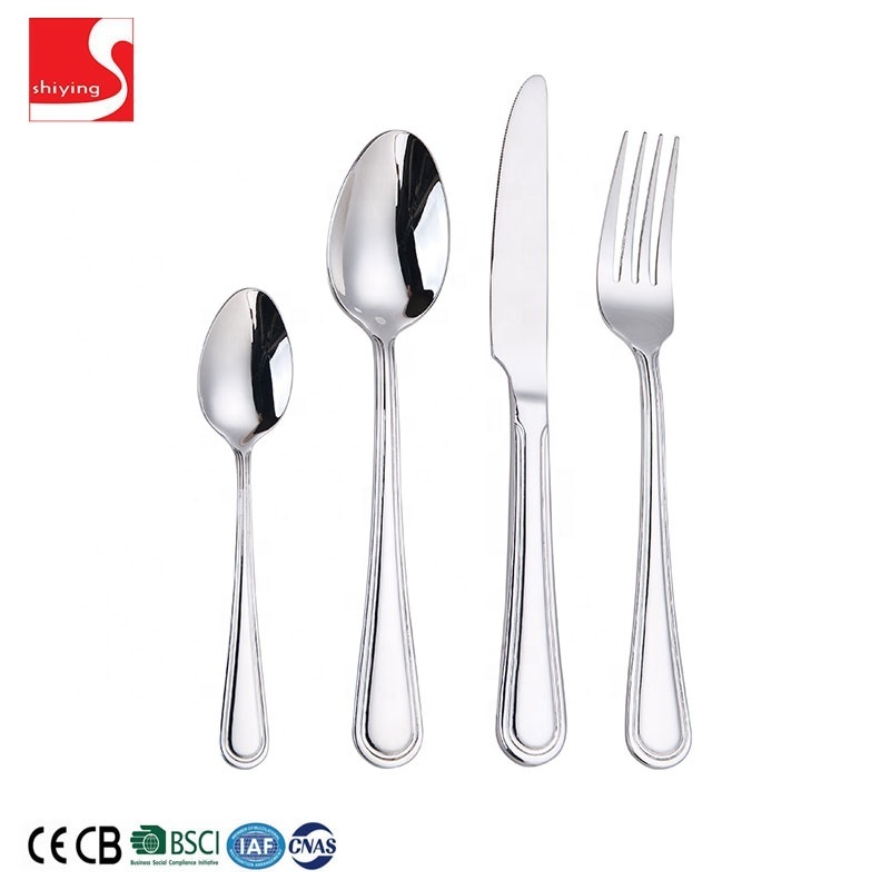 Elegant Restaurant Stainless Steel Dinner Set Cutlery Set