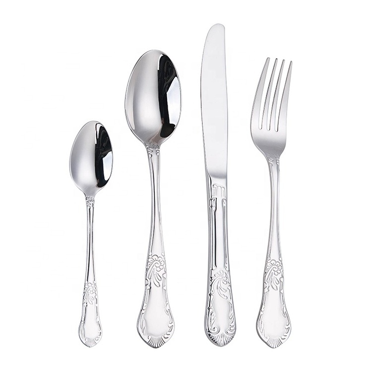 Elegant Restaurant Stainless Steel Dinner Set Cutlery Set