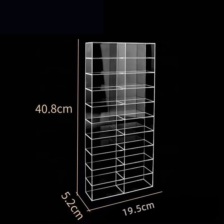 Wall Mounted Clear Toy Showcase Cabinet Hot Wheels Toy Cars Case Mega Store Acrylic Model Car Collectible Display Box Stands