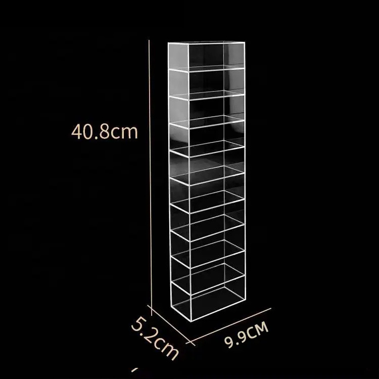 Wall Mounted Clear Toy Showcase Cabinet Hot Wheels Toy Cars Case Mega Store Acrylic Model Car Collectible Display Box Stands