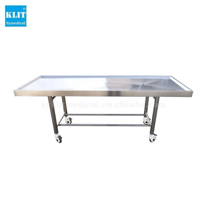 Necropsy Cadaver Postmortem Corpse Dead Body Washing Stainless Steel Dissecting Autopsy Anatomy Morgue Funeral Embalming Table