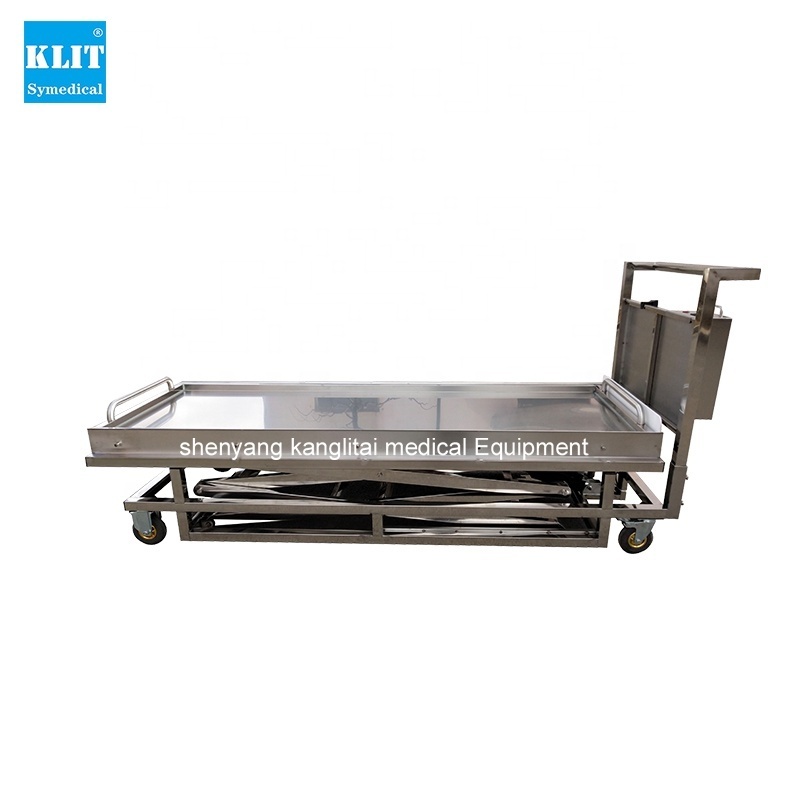 KLITcadaver lifter 304 stainless steel electric trolley handles coffin lift funeral supplies funeral equipment