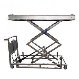 KLITcadaver lifter 304 stainless steel electric trolley handles coffin lift funeral supplies funeral equipment