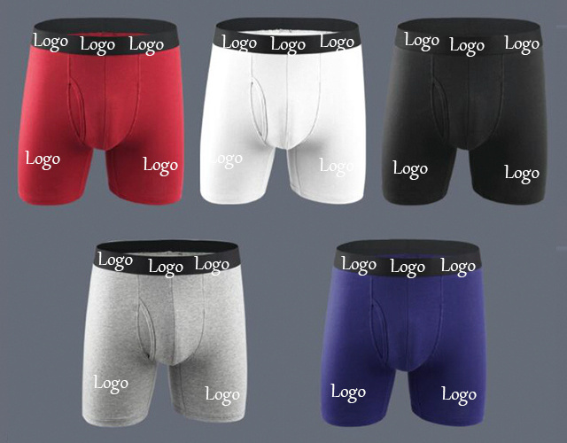 Custom logo mid waisted man underwear briefs spandex Cotton front openning men's briefs & boxers