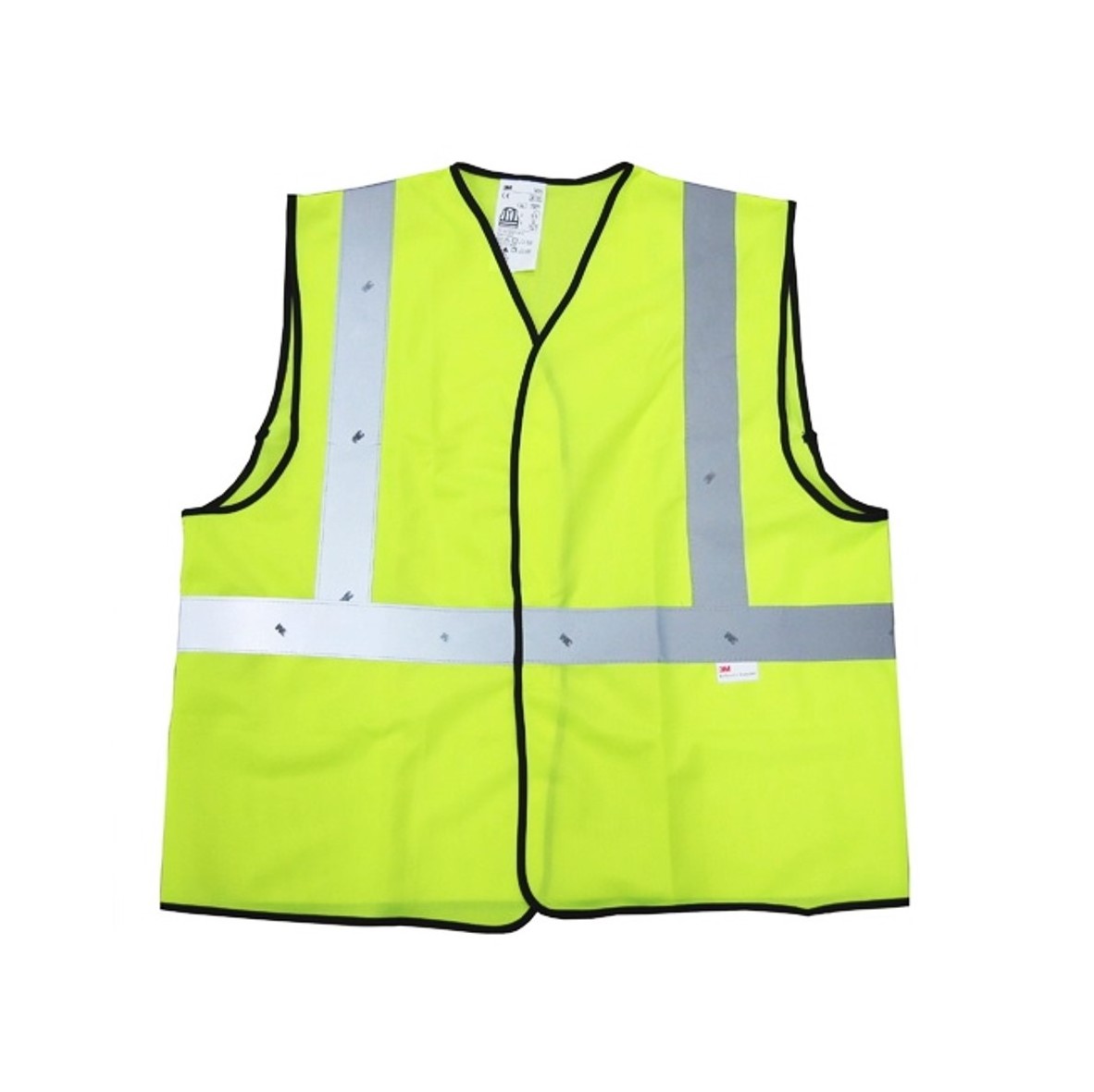 3M V05S1 Lime Yellow Safety Vest Reflective Lime Yellow Vest for Body Protection by 3M brand