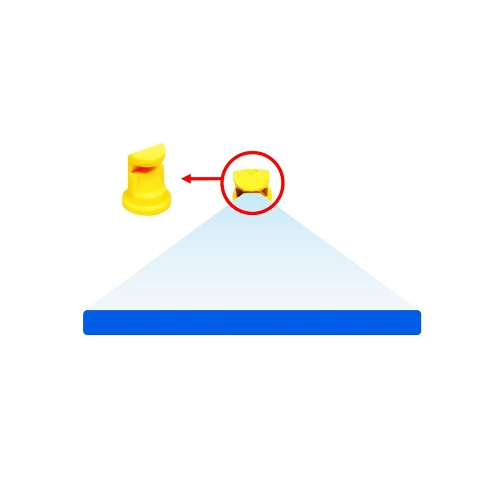 Deflector Flat Fan Nozzle Tip for Knapsack Sprayer in Pesticide spray Fan Pattern Nozzle Plastic Nozzle