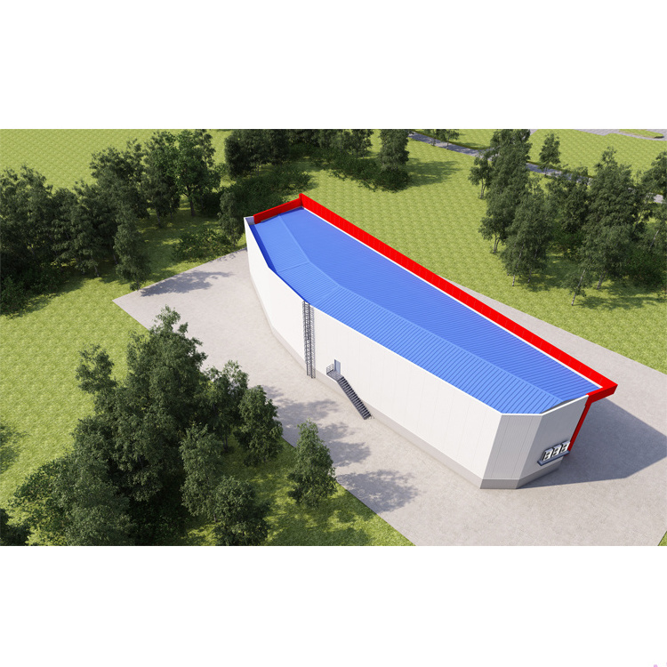 Prefabricated school metal  building custom steel structure building and construction prefab office building