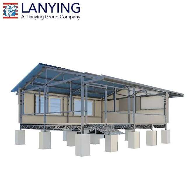 light steel frame building prefab houses villa prefabricated homes