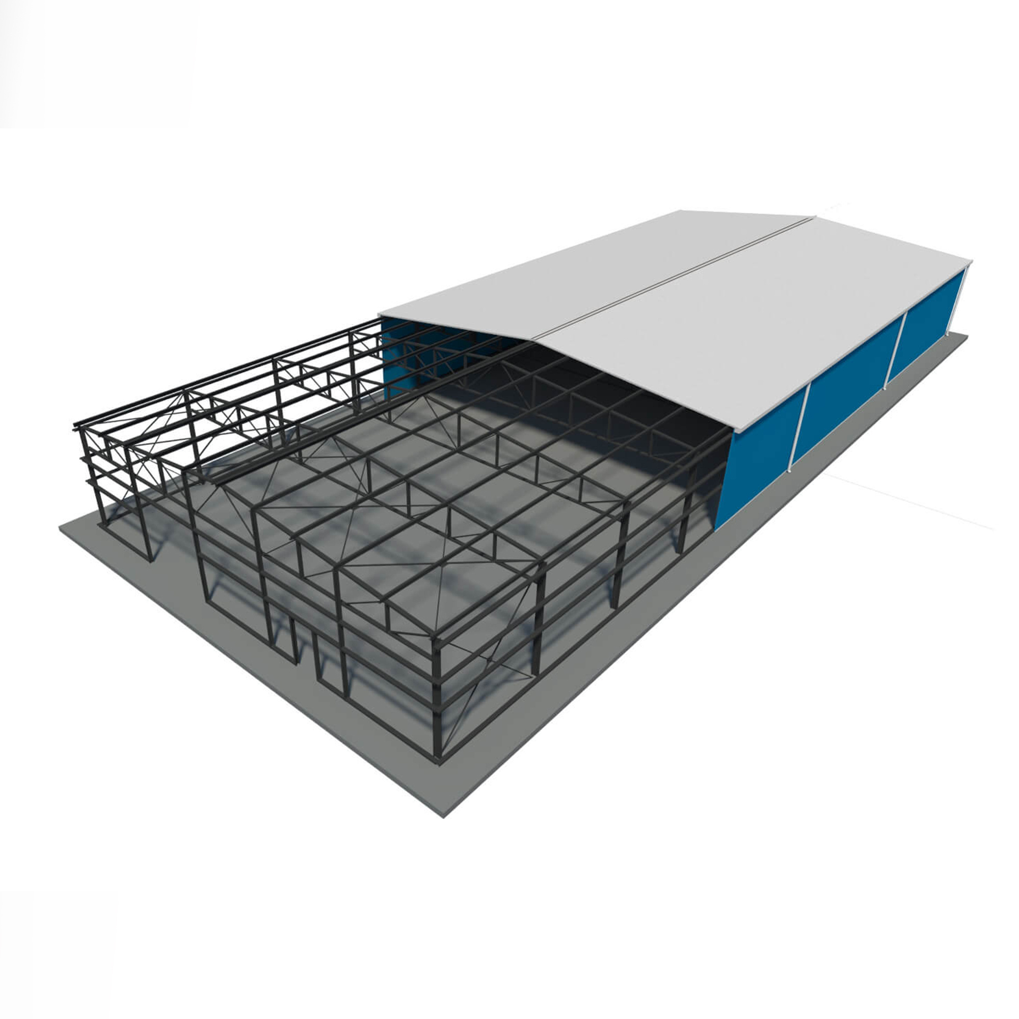 light gauge steel structure house framing/metal building galvanized steel structure