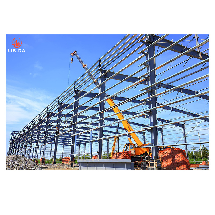 Prefabricated Steel Structure sheep farm building cow shed barn in Canada building insulation material garage workshop