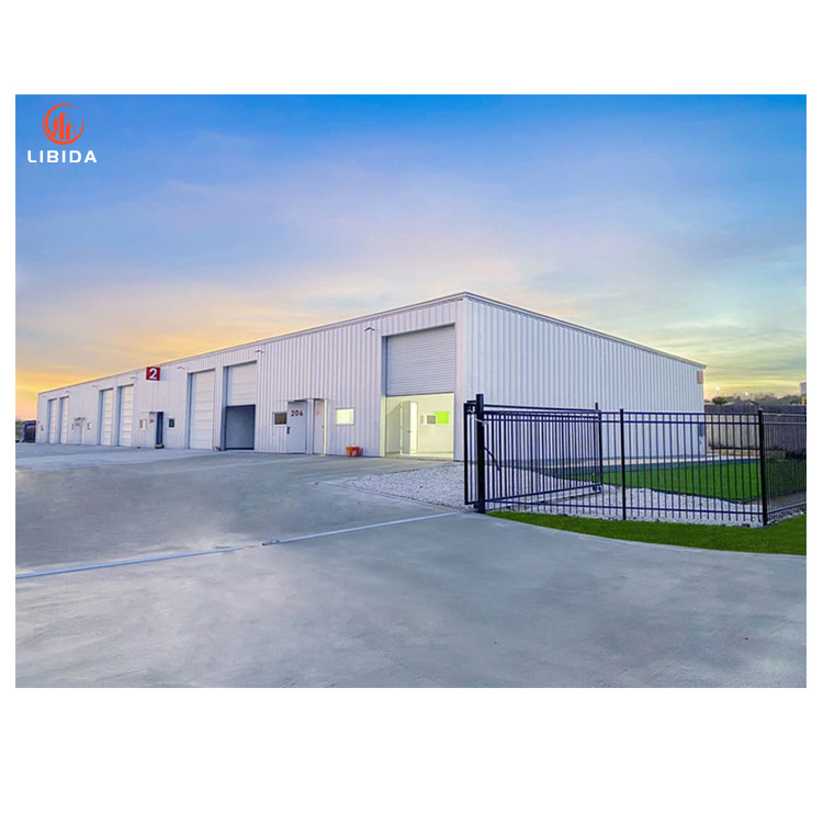 Quick build sandwich panel material steel structure building portable low cost prefab warehouse