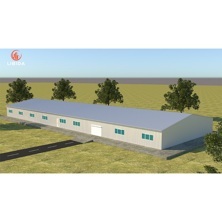 Factory Libida Metal Space Frame Steel Structure Building Prefab Warehouse Commercial Prefabricated Steel Structures Building