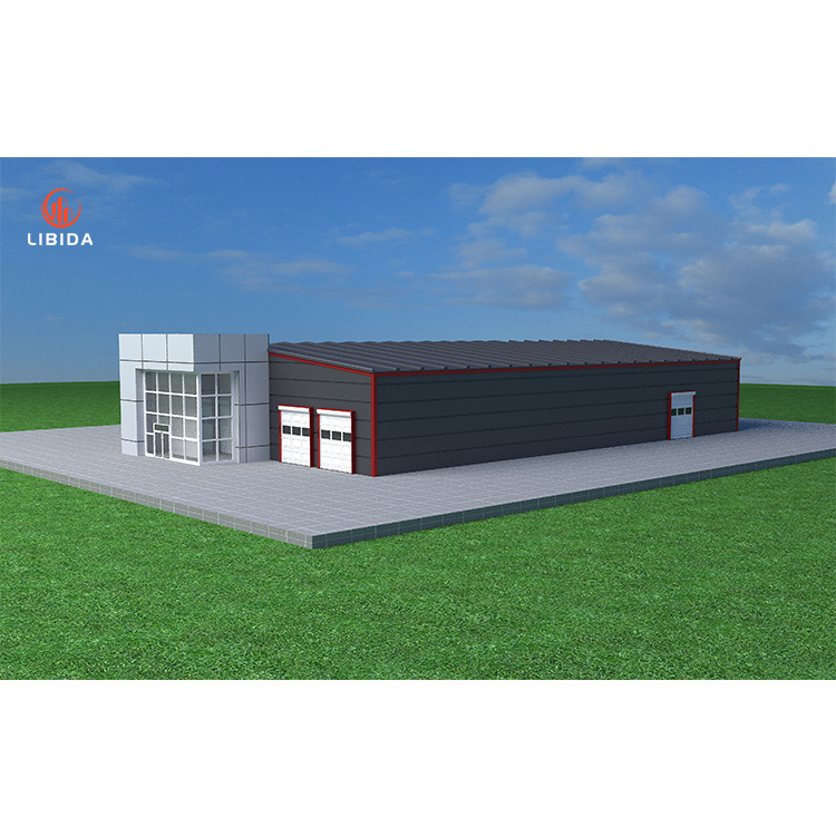 Industrial Steel Structure Building Port Walkway Framework Prefab Steel Structure Warehouse