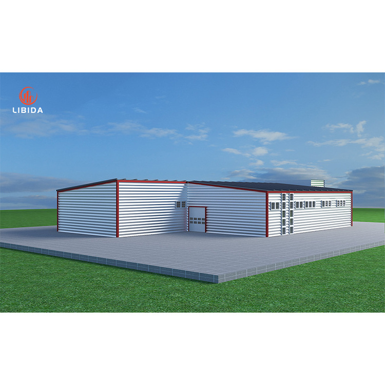 Industrial Steel Structure Building Port Walkway Framework Prefab Steel Structure Warehouse