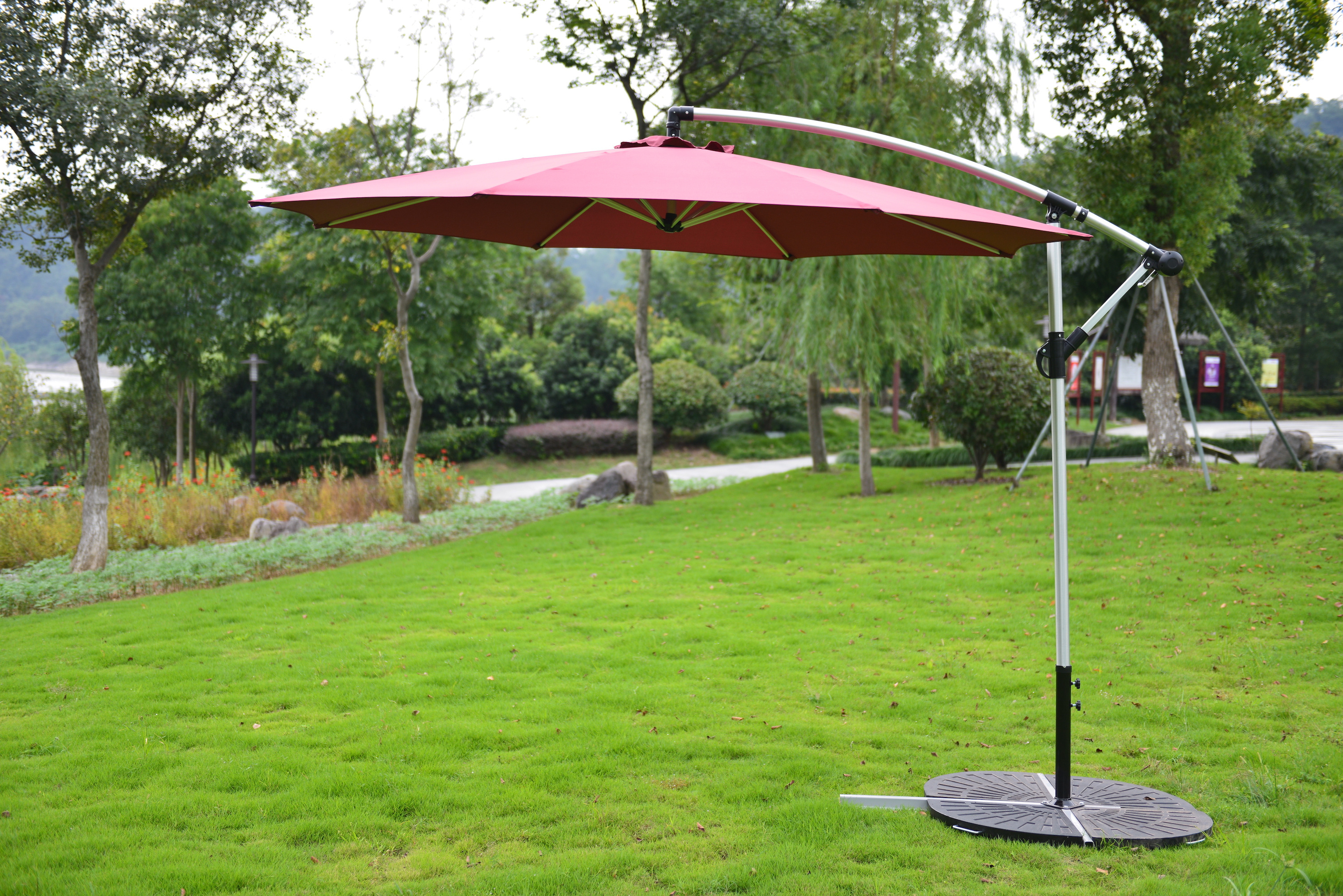 Garden Giant Cantilever Parasol Umbrella Garden Outdoor Umbrella Patio Umbrellas