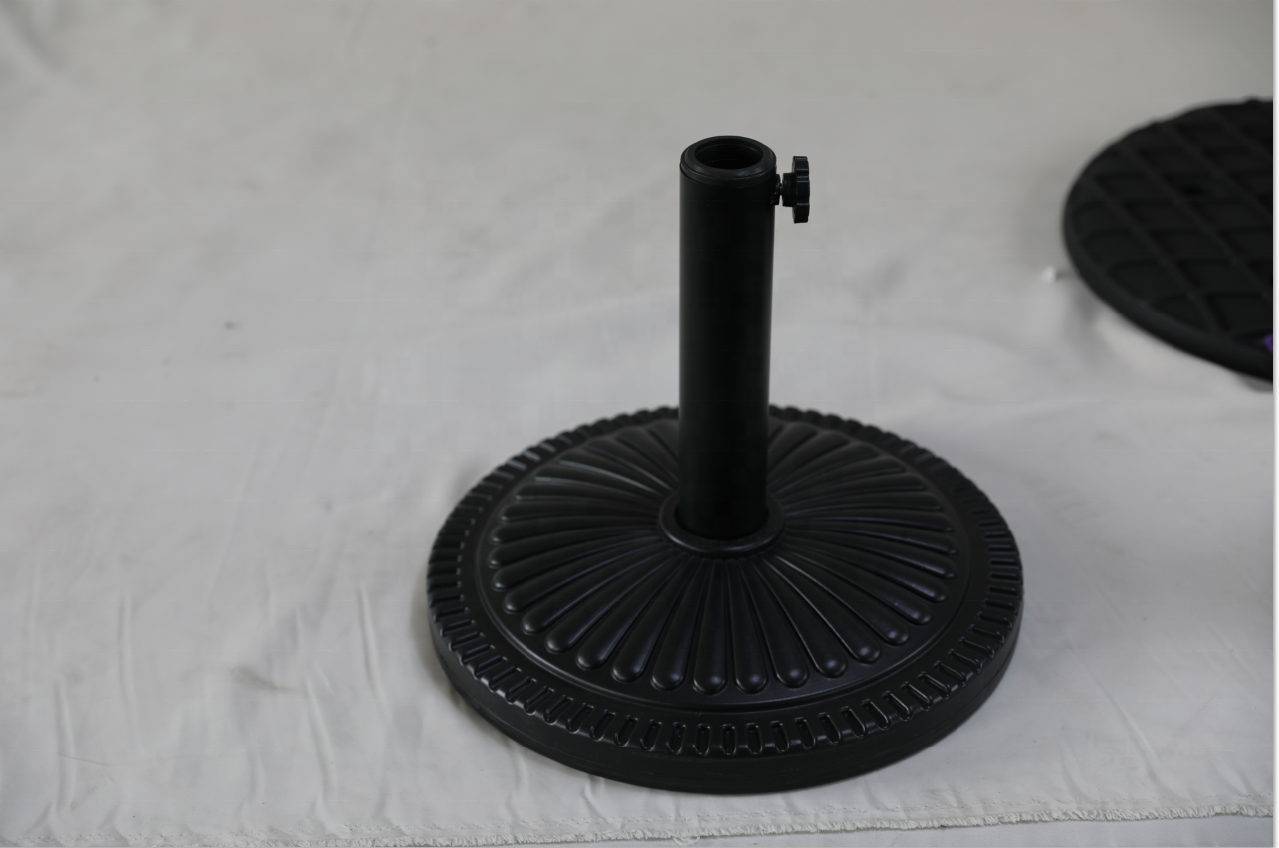 Garden Fillabled Umbrella Base Stand Round Plastic Patio Umbrella Cantilever Bases Umbrella Base