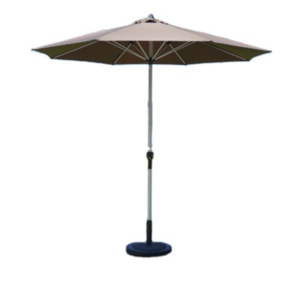 Waterproof Outdoor Sun With Push Button Tilt And Crank Garden Umbrella Market Parasol Garden  Umbrella