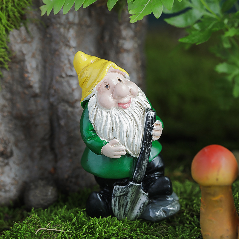 SYLVAN OEM Moss microlandscape decorations Garden dwarfts decorate cross border resin crafts Christmas Gnomes Elves ornaments