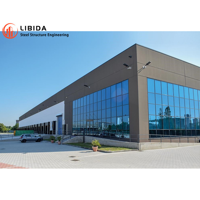 Modern Prefabricated Steel Structure Building Warehouse Aircraft Hangar Construction