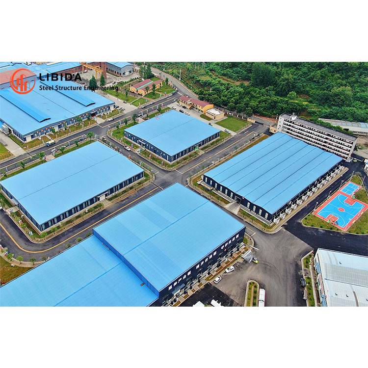 Car parking steel structure buildings villa, self storage units prefab steel structure hangar metal building kits steel workshop