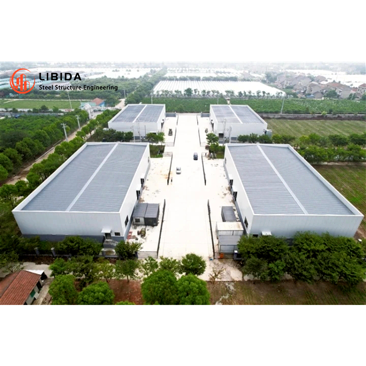 High-quality supplier of prefabricated building steel structure dairy cow shed farm/steel structure buildings