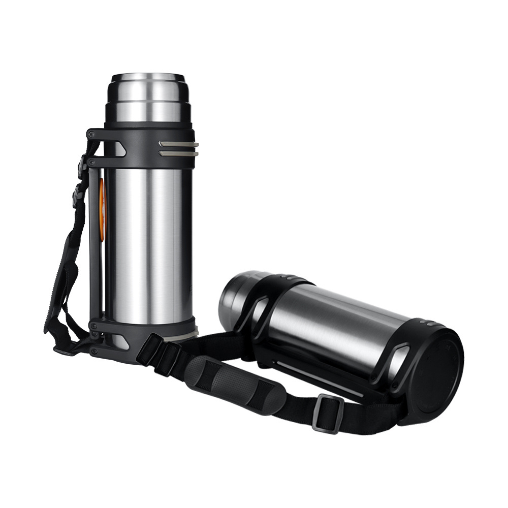 2 Liter Customized Straight Cup Stainless Steel Flask Vacuum Sport Water Bottle