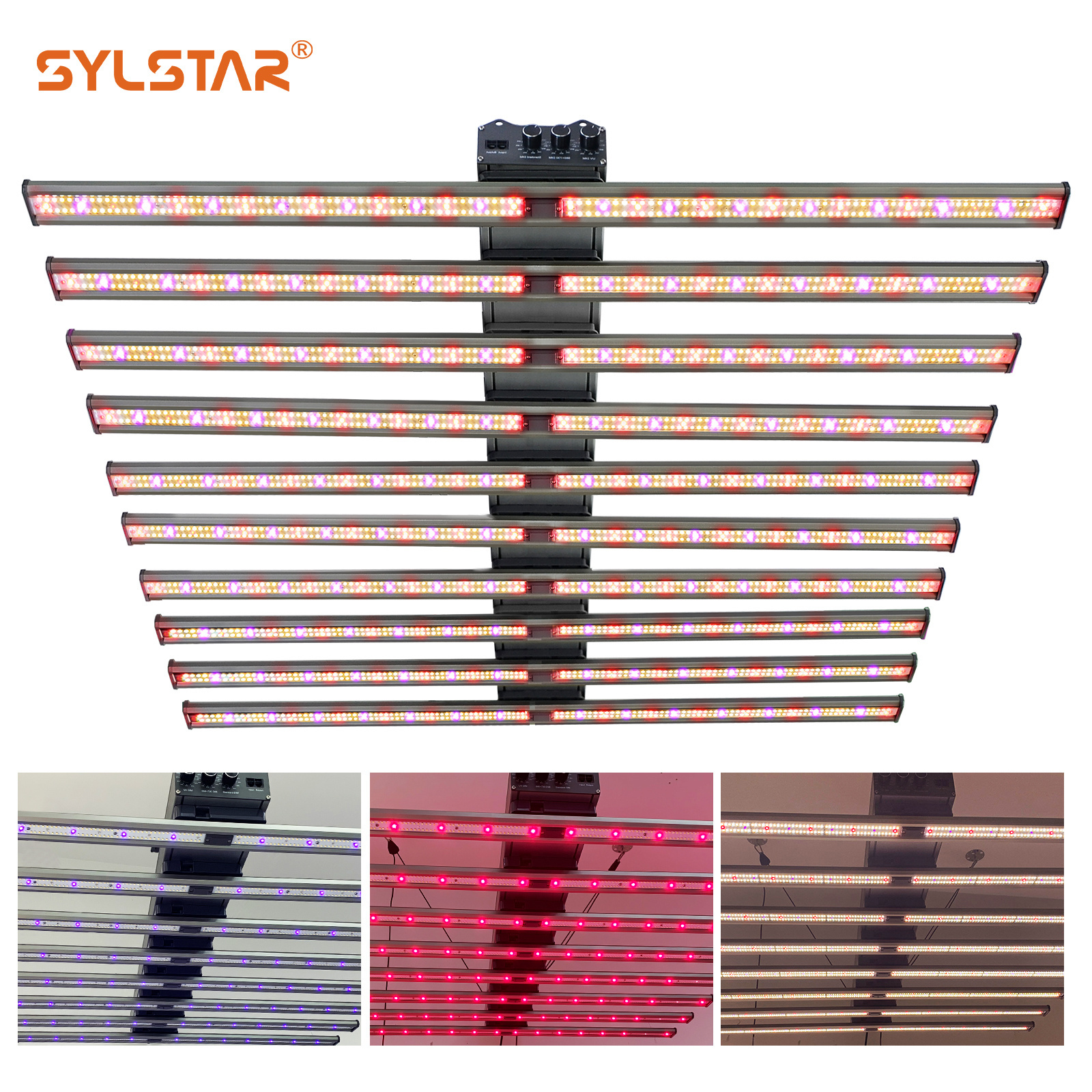 1060W 12 bars 2 channel dimming 860w 1000w Samsung 301b Lm281b Dimmer Control UV IR Full Spectrum LED Grow Light