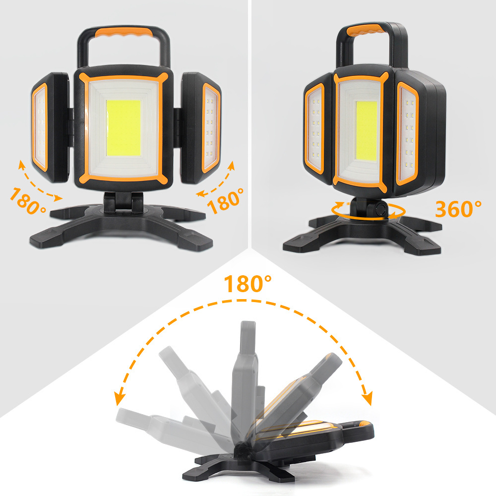 Portable Work Light 30W 3000 Lumen Work Lamp Handheld battery Rechargeable Magnetic Base LED Work Light