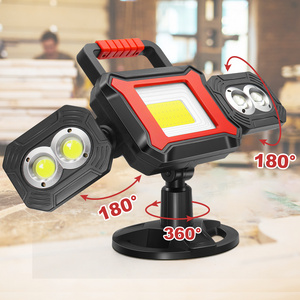 2000lm Rechargeable Battery Folding Led Work Light With High Bright COB Light