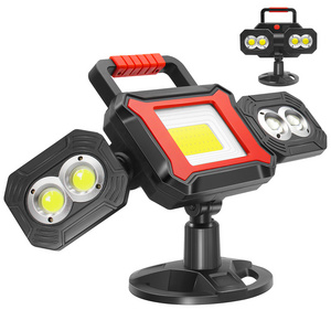 2000LM Foldable Led COB Magnetic Weight Stand Led Detailing Water Rechargeable Work Light