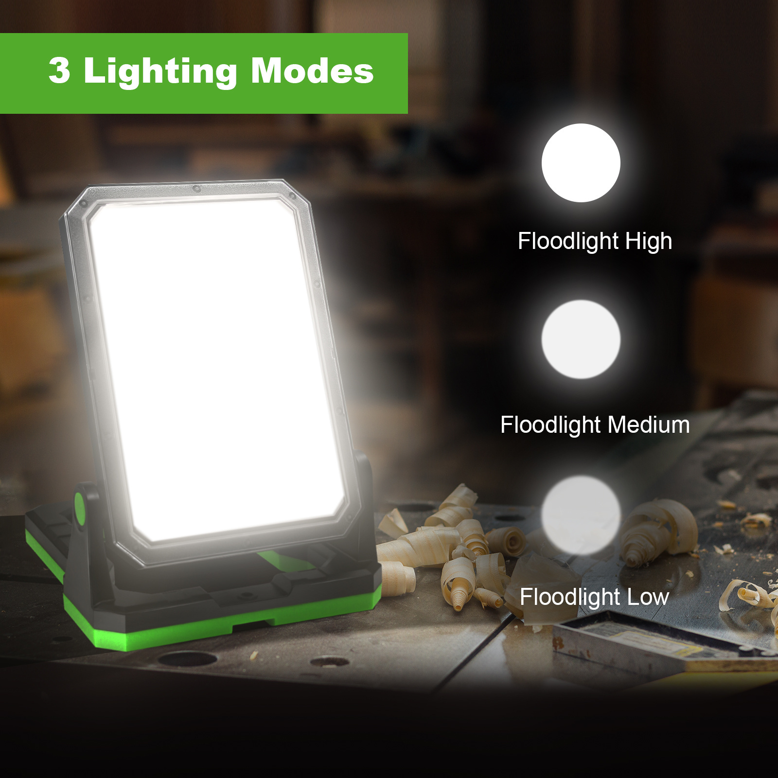 New Arrival 30w Portable Rechargeable 3000LM Cordless Led Work Lights