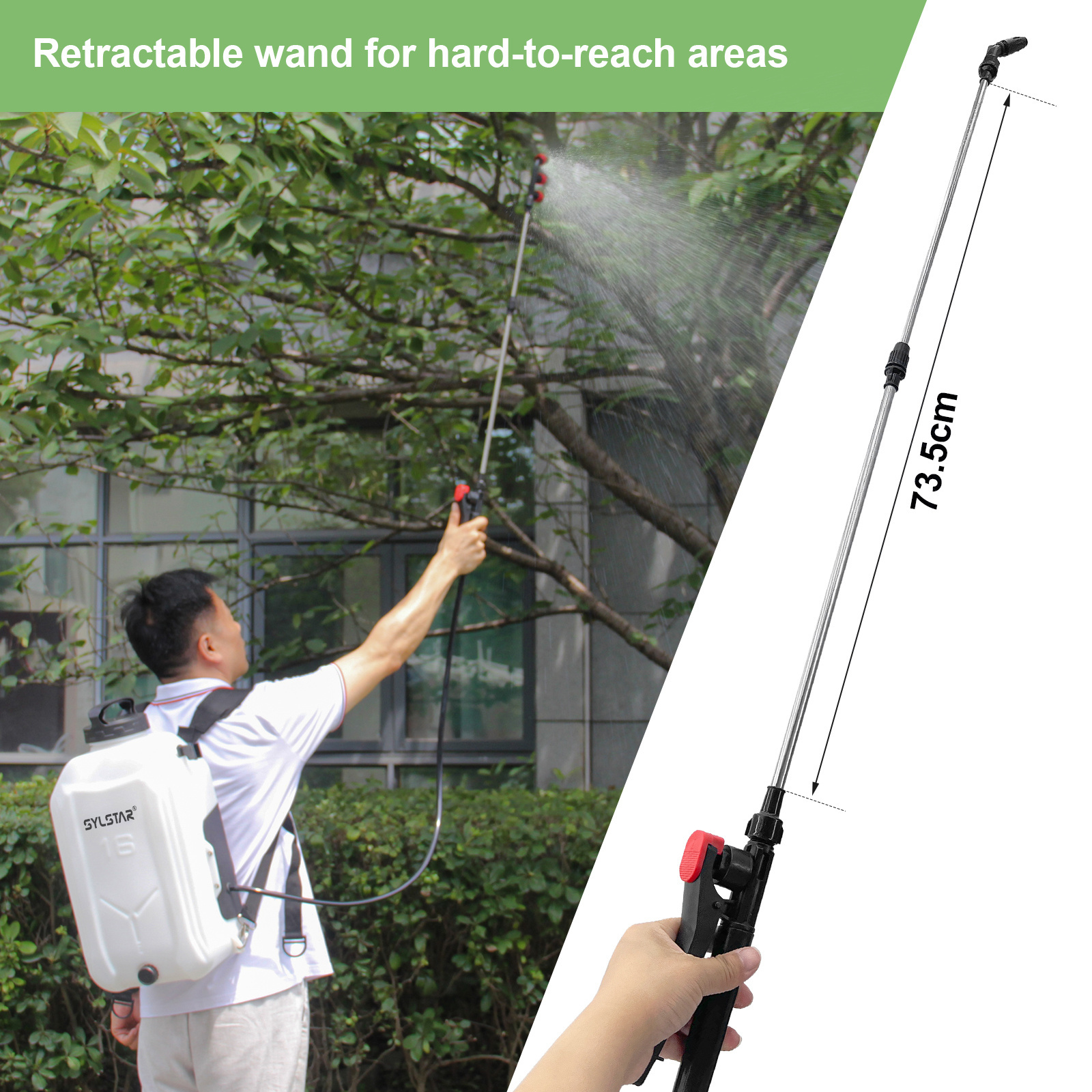 Agricultural Backpack Pressure Sprayer 12L 16L Cordless Battery Electric Water Bottle Agricultural Plastic Power Sprayer