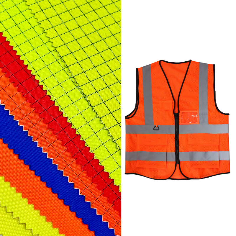 300D fluorescent Oxford cloth waterproof and suitable defense suit, environmental sanitation suit