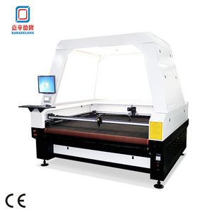 Top quality fabric laser cut engrave camera ccd camera textile fabric laser cutting machine