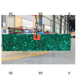 malachite countertop natural tiles and marbles/malachite table top