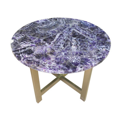 Amethyst Natural Gemstone Table Top purple countertop