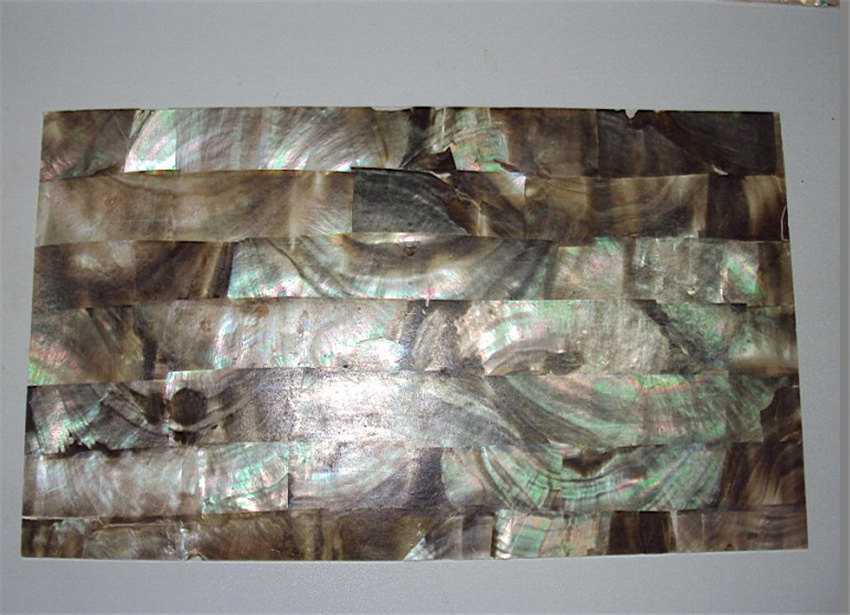 Natural Black Mop Shell Mother Of Pearl Laminate Abalone Shell Sheet Wholesale