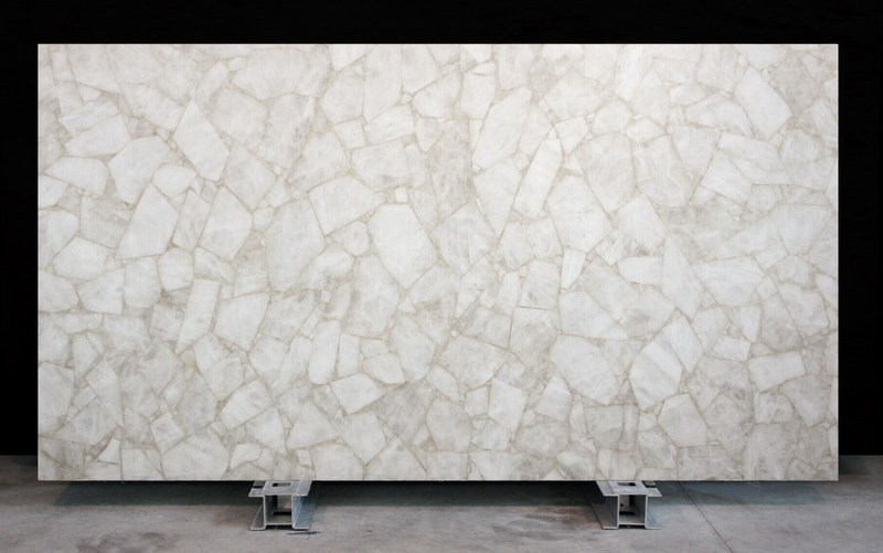 Backlit White Quartz Natual Crystal Beautiful Dining Table/VarnityTop/Large Marble Slab For Wall/Floor Decoration