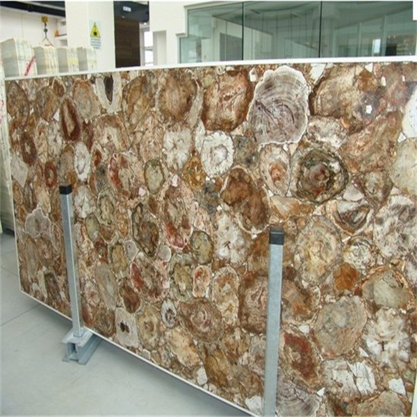 petrified wood mosaic countertop/tabletop