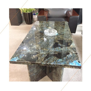 Natural gemstone polished labradorite granite kitchen sink for furniture decoration