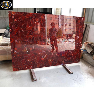 Red agate marble wall stone design/granite tile on sale