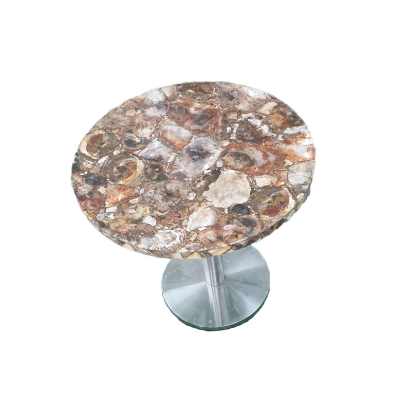 petrified wood mosaic countertop/tabletop