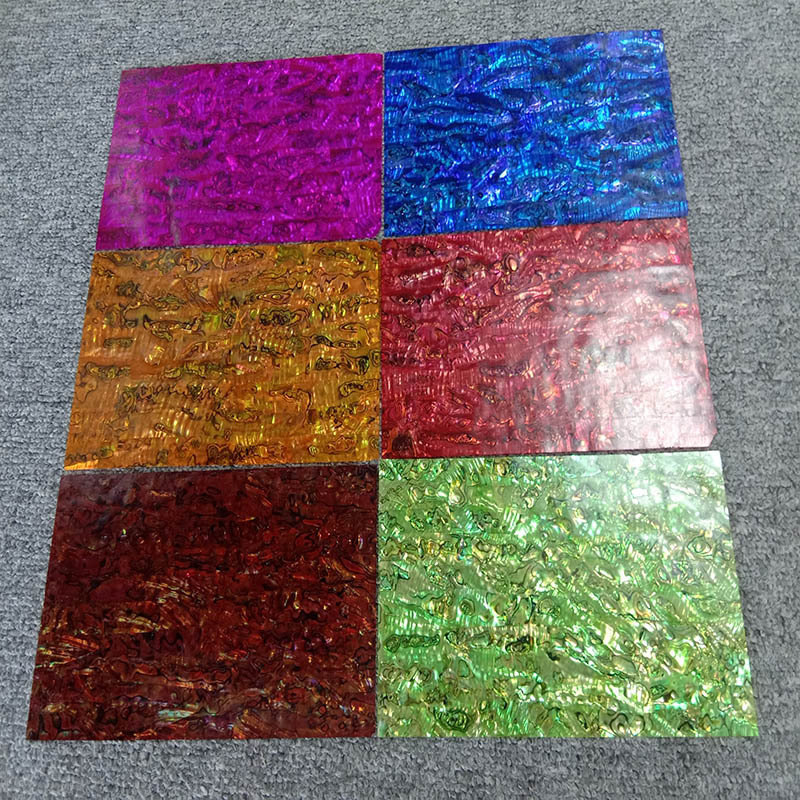 New Zealand paua shell sheet for nail abalone shell as wall tiles with back and resin coating