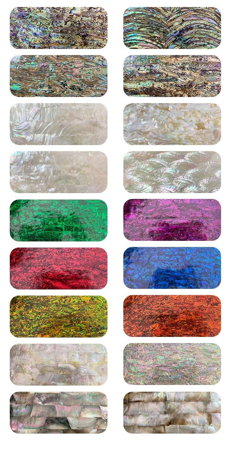 New Zealand 3M shiny  Abalone Paua shell sheet paper