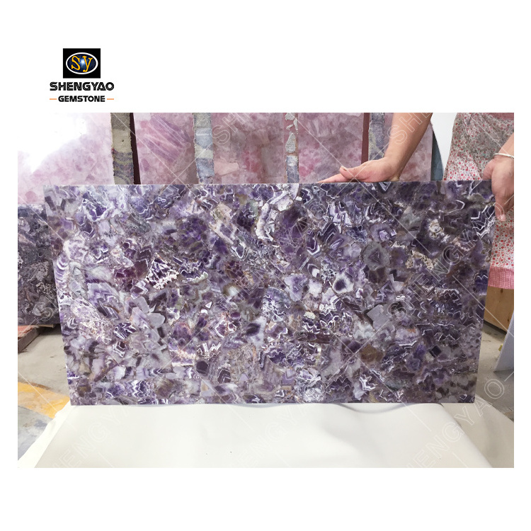 Amethyst geode marble cutting board for counter top wall and flooring /marble slab/granite countertop