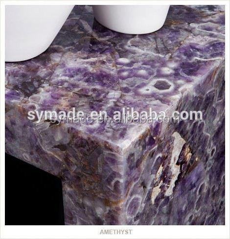 Natural Purple Quartz Crystal Amethyst Slab Gemstone Decoration /Marble Countertop