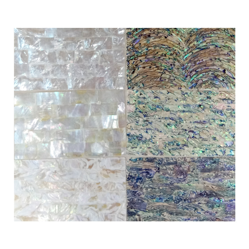 New Zealand paua shell sheet for nail abalone shell as wall tiles with back and resin coating