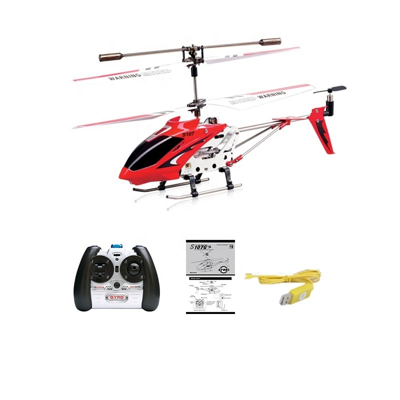 Hot Selling remote control helicopter SYMA S107G 3.5 channels infrared 3 channels syma helicopter rc