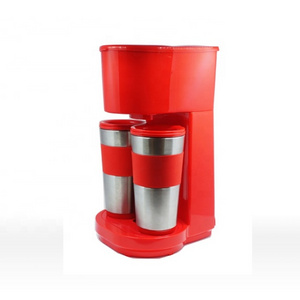 Colorful Electric  personal drip coffee maker with trabel coffee cup with SS